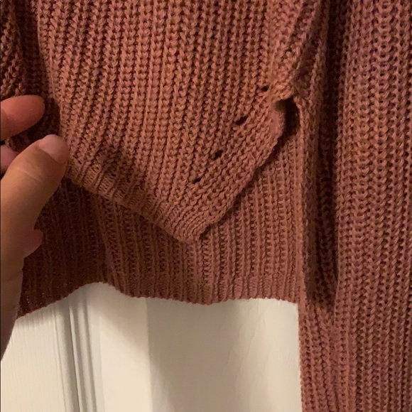 Mauve Coloured Knit Sweater - Picture 3 of 4